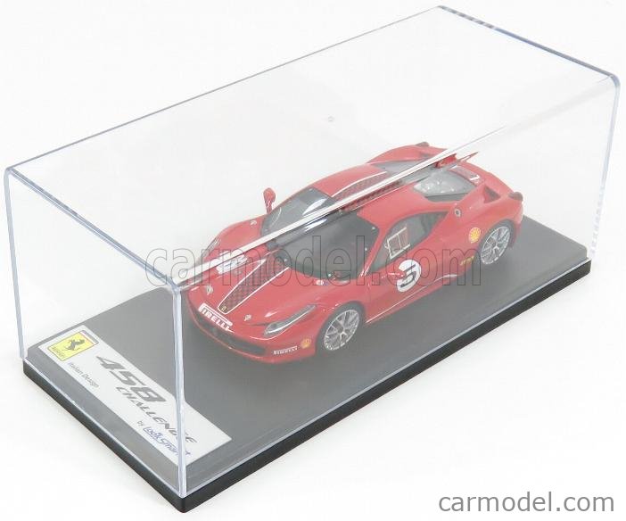 Looksmart LS385A Ferrari F458 Italia Challenge N°5 Rosso Corsa, 1/43, Résine
