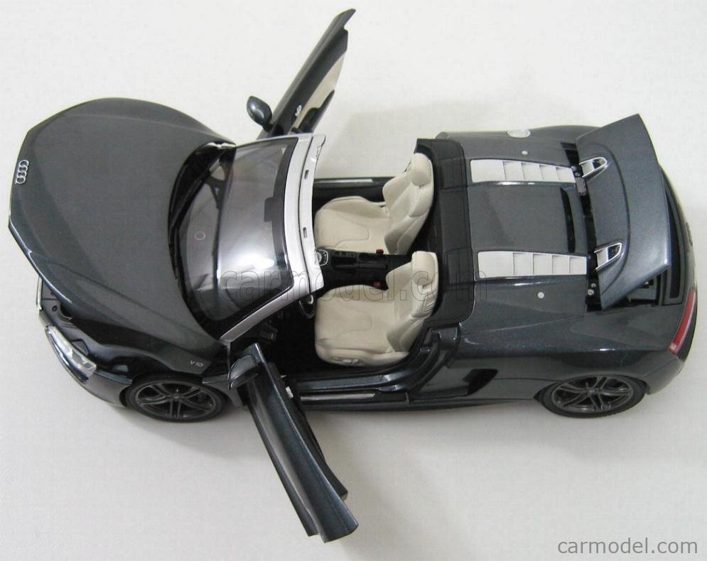 Audi R8 Spyder V10 5.2 FSI Daytona Grey - Kyosho 1/18 - Neuve Sous Boîte