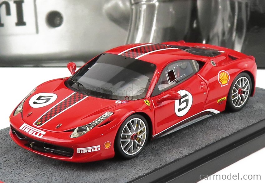 正規通販】 レア絶版 BBR 1 43 Ferrari 458 Challenge #5 Launch