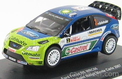 Voiture Miniature Ford Focus RS WRC06 #3 Gronholm - Rallye Monte Carlo 2007, échelle 1/32, Occasion