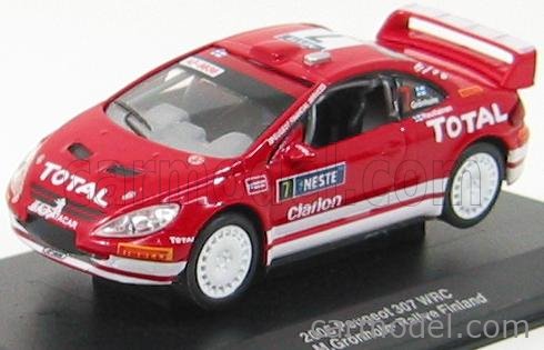 VOITURE 1/43 PEUGEOT 307 WRC #7 RALLYE MONTE CARLO 2005 GRONHOLM