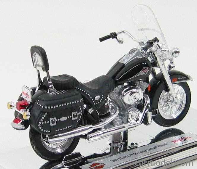 Harley-Davidson 2002 FLSTC Heritage Softail Classic 1:18 modèle de Maisto 