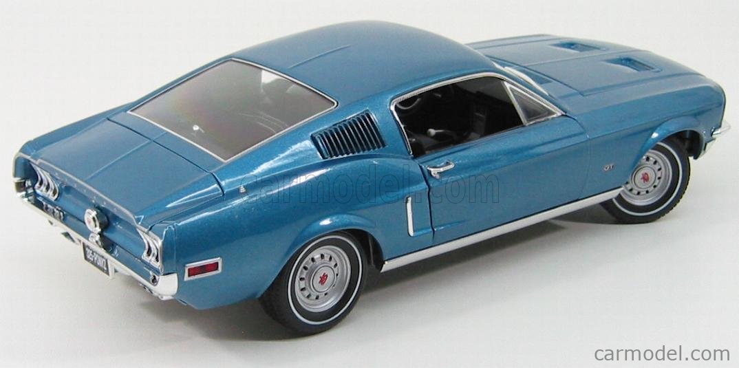 GREENLIGHT 12820 Scale 1/18 | FORD USA MUSTANG GT 2+2 FASTBACK 1968 ...