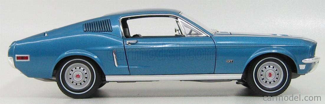 GREENLIGHT 12820 Scale 1/18 | FORD USA MUSTANG GT 2+2 FASTBACK 1968 ...