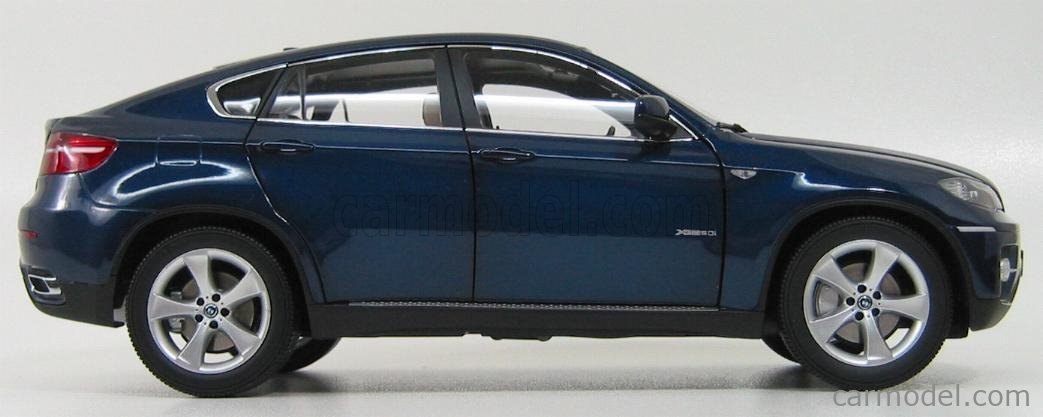 KYOSHO 08761BL Scale 1/18 | BMW X6 XDRIVE 5.0i 2008 DEEP SEA