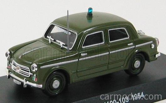 1:43 modellino Carabinieri/ Police FIAT 1100-103 1954 _dark blue color 12 