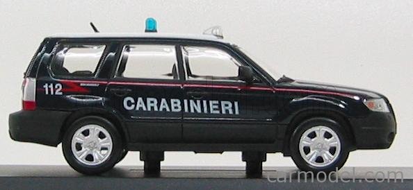 Subaru Forester Italian carabinieri scale car 1:43 