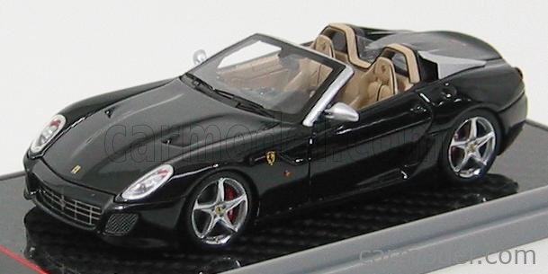 1/43 BBR FERRARI SF90 Spider Fermé Haut Noir Rouge Base Cuir BBRC249E