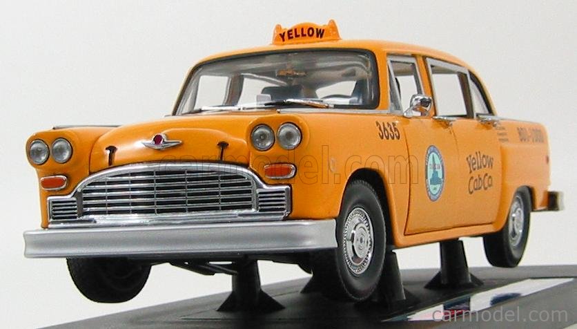 SUN-STAR 02503 Scale 1/18 | CHECKER SPECIAL A11 TAXI CAB LOS