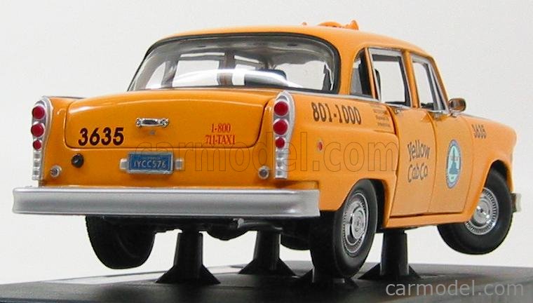 SUN-STAR 02503 Scale 1/18 | CHECKER SPECIAL A11 TAXI CAB LOS