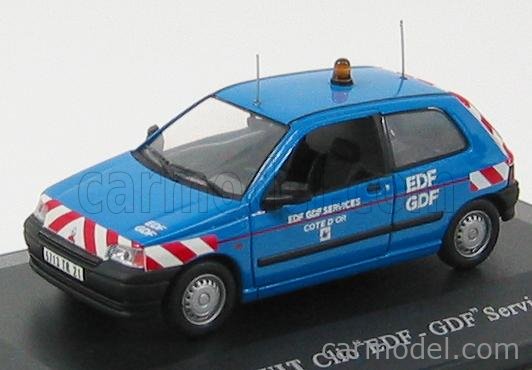Miniature Universal Hobbies – Renault Clio EDF GDF Services – 1/43 – Côte D'Or