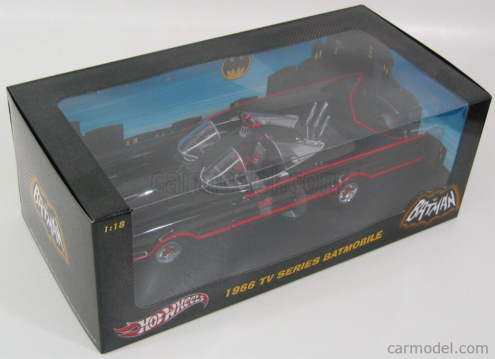 MATTEL HOT WHEELS W1171 Scale 1/18 | BATMAN BATMOBILE 1966
