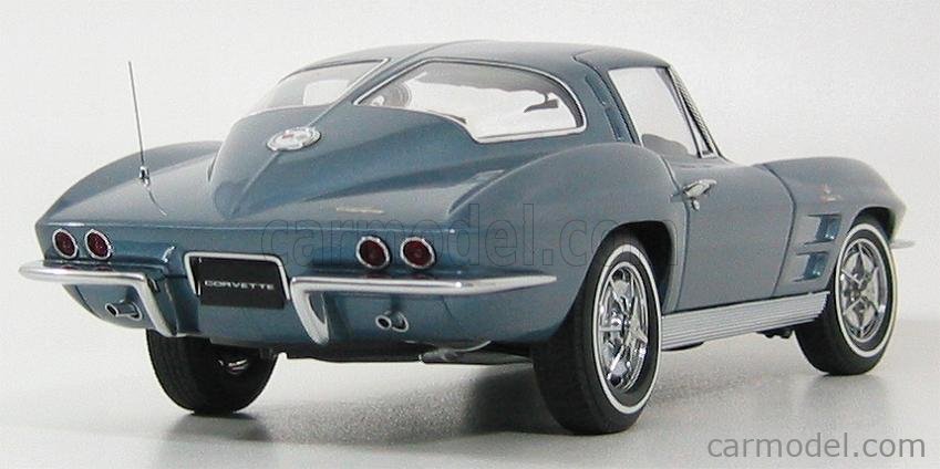 AUTOART 71182 Scale 1/18 | CHEVROLET CORVETTE COUPE 1963 BLUE GREY MET