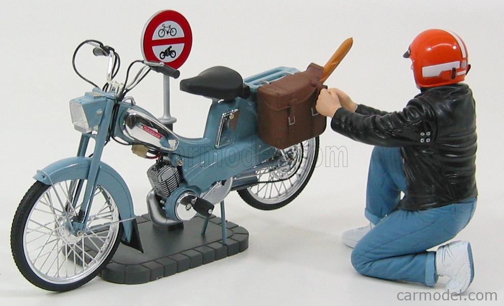 Solido 84026 MOBYLETTE MOTOBECANE Moto Bleu 1:18, Miniatures