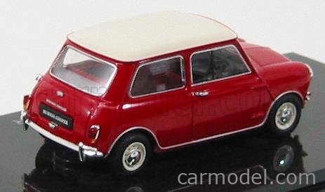 EBBRO EB44406 Scale 1/43 | MORRIS MINI COOPER 1960 RED WHITE