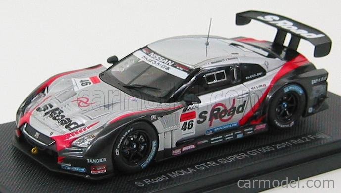 Ebbro Eb Scale 1 43 Nissan Gt R R35 Nismo S Road Mola N 46 Super Gt500 Rd 2 Fuji 11 Y Masataka Q Ronnie Silver Black Red