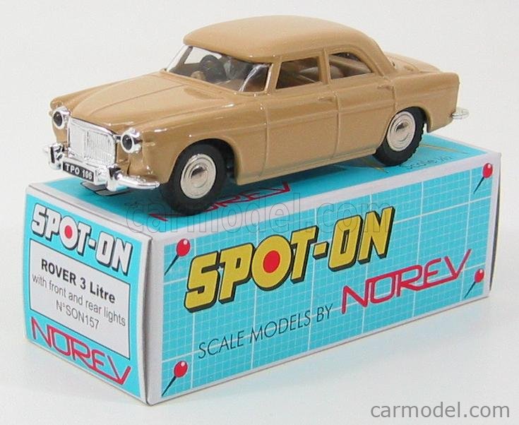 ミニカー SPOT - ON ROVER 3 LITRE MODEL with light SPOT-ON REEDITION SON157 Scale 1/42 | ROVER 3 LITRE - WITH