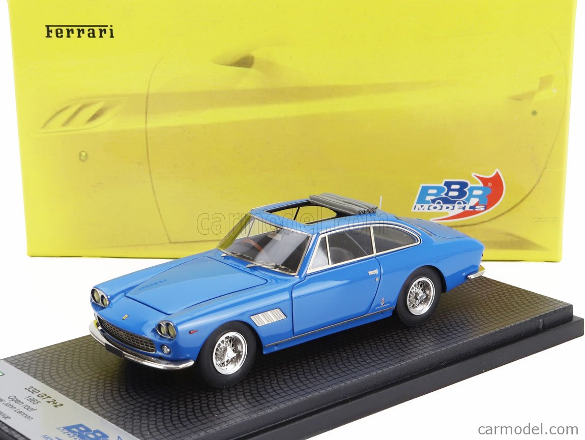 Miniature BBR Ferrari 330GT 2+2 Twin Headlight 1965 – Échelle 1/43, Résine, Belle Pièce