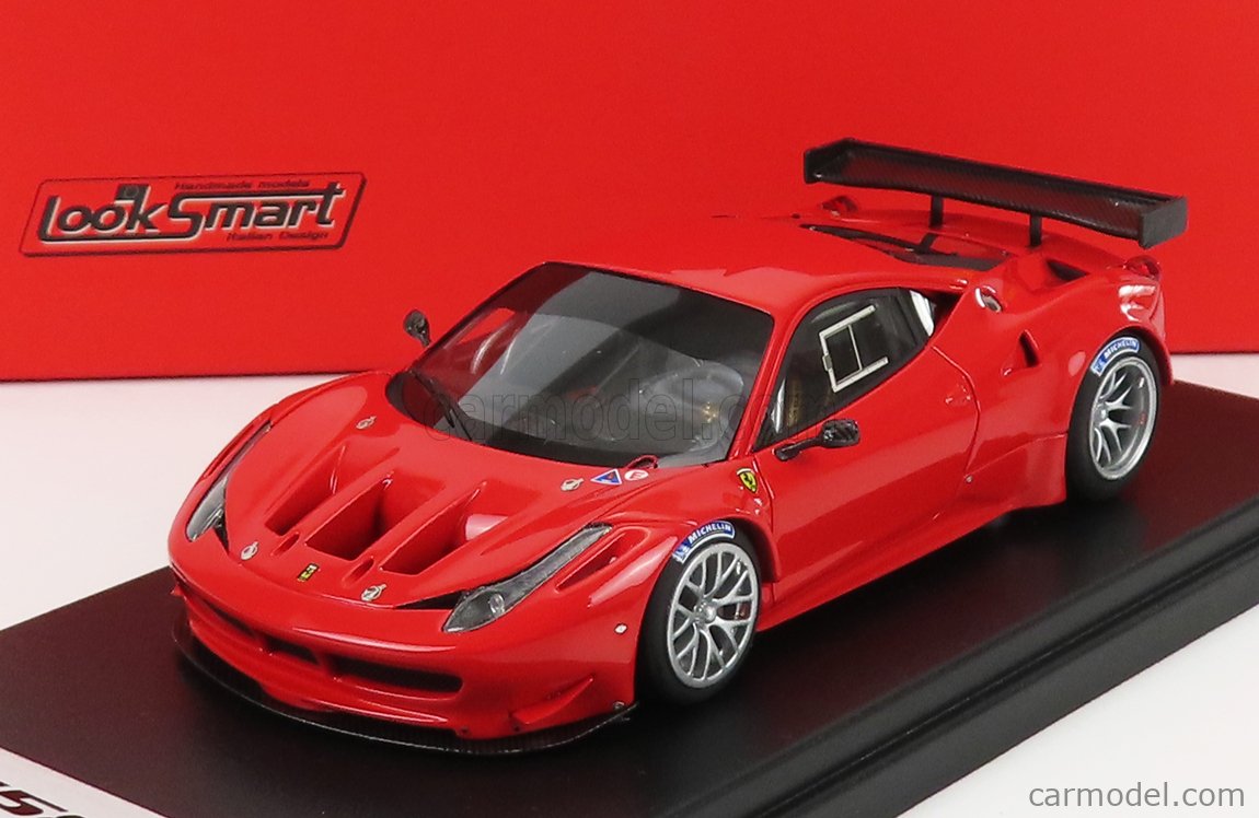 低価HOT1/43 LOOKSMART Ferrari 458 Italia GT2 White (LS390D) LS レーシングカー