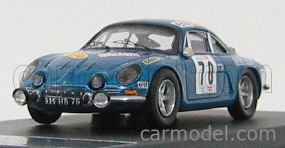 Miniature Trofeu Renault Alpine A110 N°55 – 1/43 – 1000km Spa 1970 – Occasion Boîte