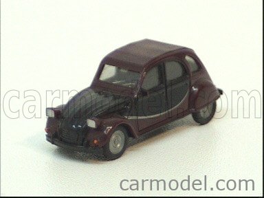 Herpa Scale Citroen Cv Bordeaux Black