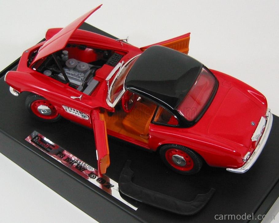 REVELL 08823 Scale 1/18 | BMW 507 TOURING SPORT - SPIDER + HARD-TOP 1956 RED