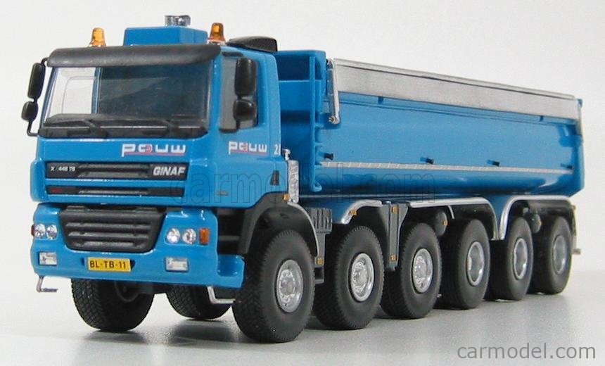 LIONTOYS A926 Echelle 1/50 GINAF X6460S TRUCK 6 ASSI BLUE GREY