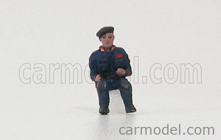 EXCALIBUR EXP43-133A Escala 1/43 | CARABINIERI CARABINIERE SEDUTO -  MIMETICA BLUE - CON BASCO NERO BLUE