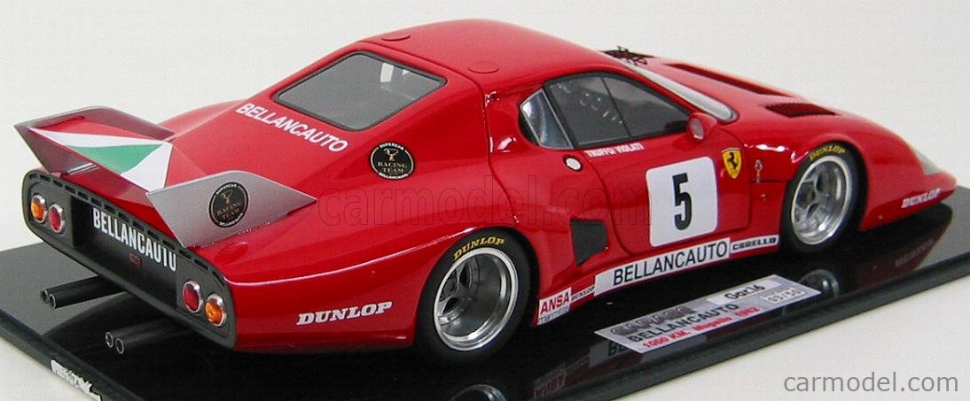 MG-MODEL GAR16 Scale 1/18 | FERRARI 512BB ch.35529 TEAM BELLANCAUTO N 5 ...