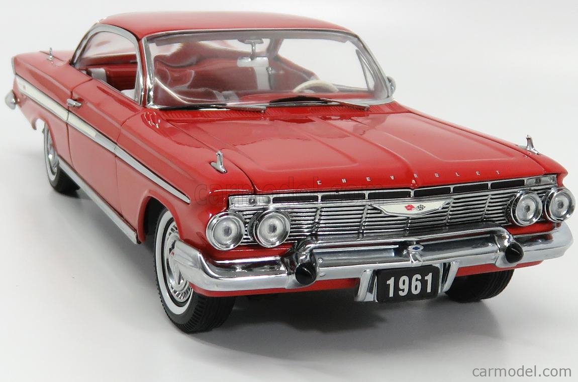 １９６１　ＣＨＥＶＲＯＬＥＴ　ＩＭＰＡＬＡ　ＳＳ４０９　【１／１８】新品、未使用 Sunstar 1 18 Scale 1961 Impala Die Cast Car 2100 MIB for