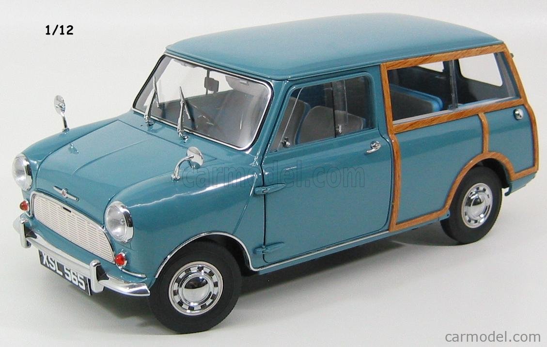 Sun star 05311 scale 1 12 morris mini minor traveller 1960 light blue