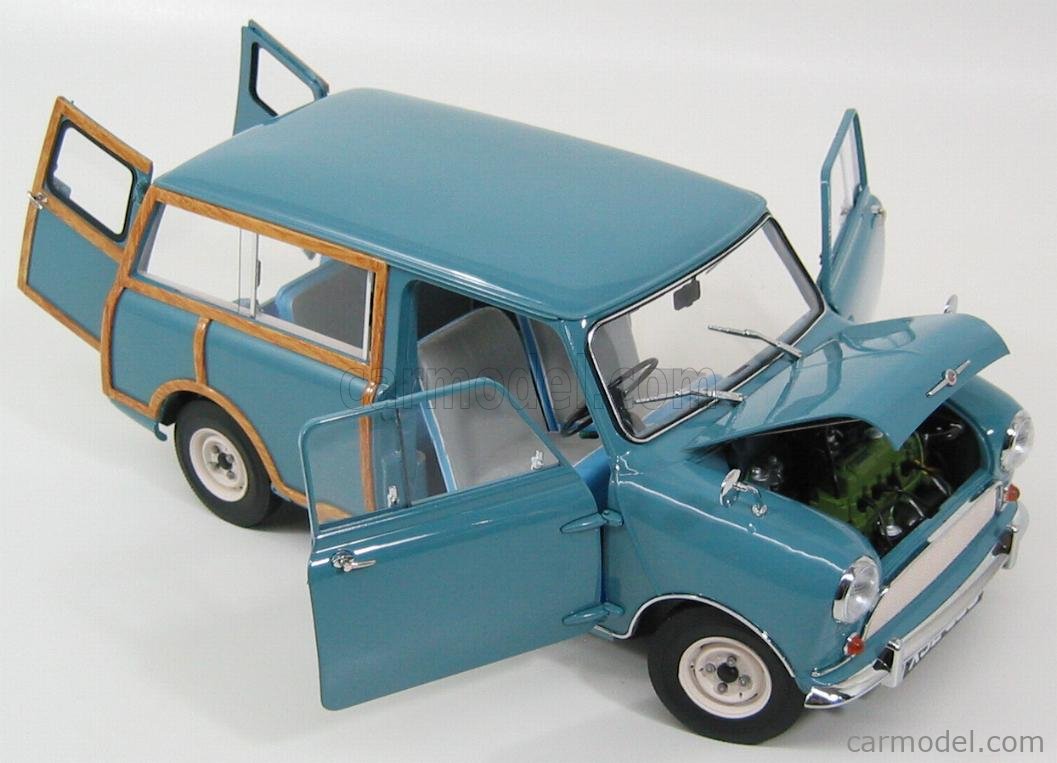 Sun star 05311 scale 1 12 morris mini minor traveller 1960 light blue