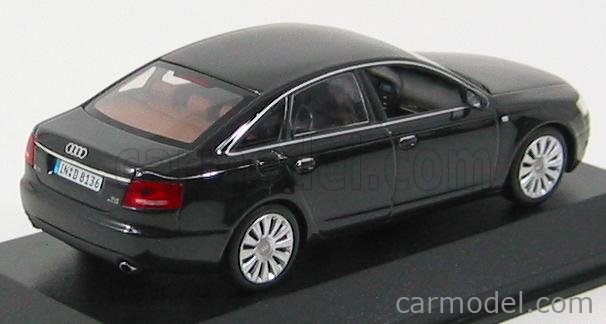 MINICHAMPS 5010406123 Scale 1/43 | AUDI A6 2004 EBONY BLACK MET