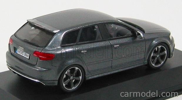 SCHUCO 5011013023 Scale 1/43 | AUDI A3 RS3 SPORTBACK 2011 DAYTONA GREY MET