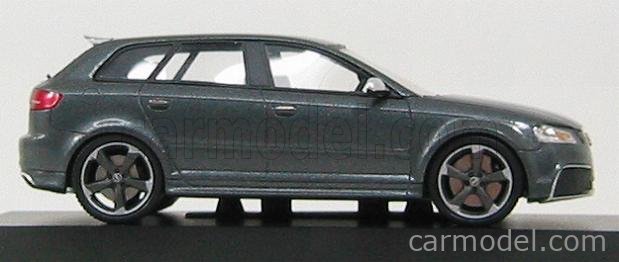 SCHUCO 5011013023 Scale 1/43 | AUDI A3 RS3 SPORTBACK 2011 DAYTONA GREY MET