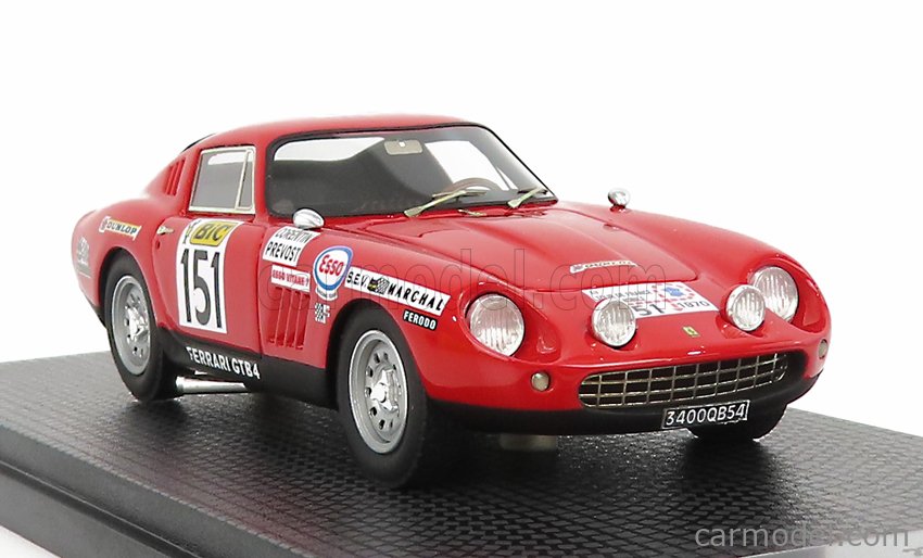 BBR-MODELS BC46 Scale 1/43 | FERRARI 275 GTB4 COUPE N 151 TOUR DE ...