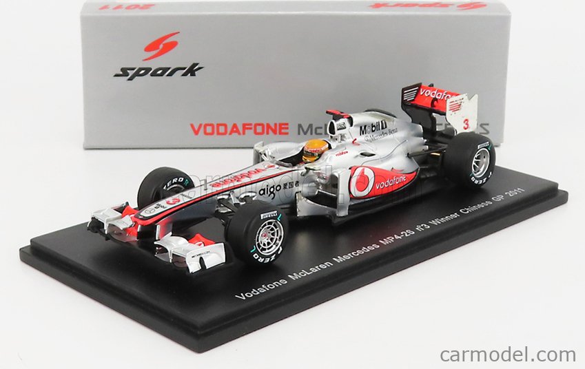 Details about   SPARK S3022 McLAREN MP4-26 F1 model car L Hamilton Winner Chinese GP 2011 1:43rd 