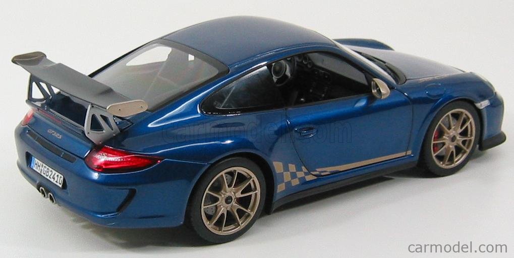 Porsche 911 GT3 avec Pack Touring 2021 Bleu métallique 1/18