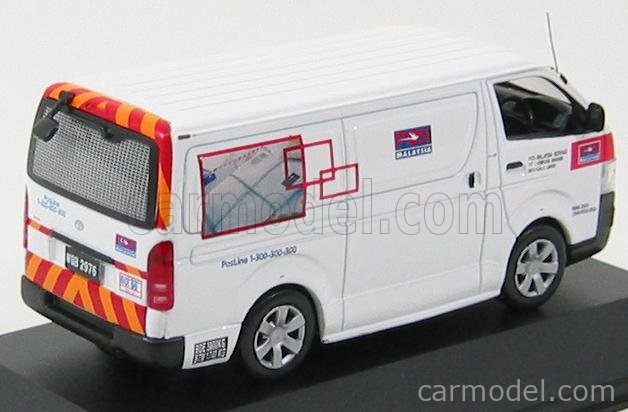 TOYOTA HIACE Malaysia Post 2007 1:43 J COLLECTION VOITURE-DIECAST-JCL171