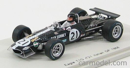 SALE正規品■スパークモデル 1/43 1968 イーグルT1G #21 D.ガーニー イタリアGP レーシングカー
