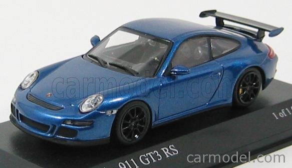 MINICHAMPS 400066001 Scale 1/43 | PORSCHE 911 997 GT3RS 2006 BLUE MET