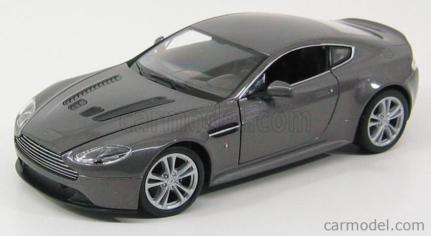 WELLY WE24017GR Scale 1/24 | ASTON MARTIN VANTAGE V12 2009 GREY MET