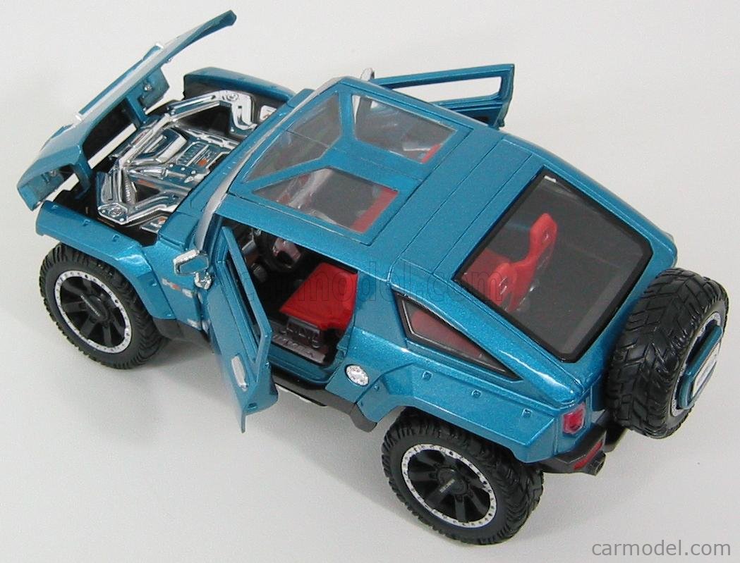 Maisto 31285 Scale 124 Hummer Hx Concept 2008 Blue Met