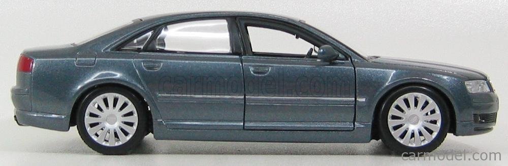 MAISTO 31971DG Scale 1/24 | AUDI A8 V8 4.2 2002 DARK GREY MET