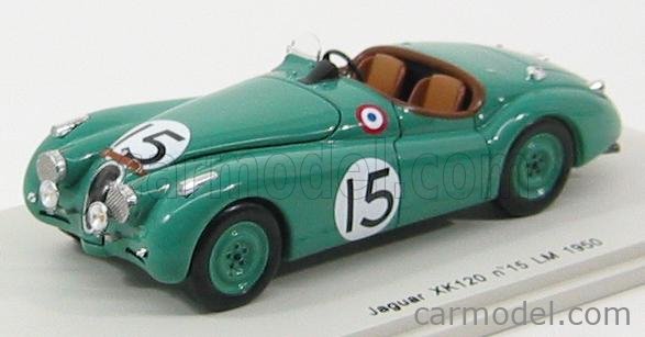 JAGUAR - XK120 SPIDER N 15 24h LE MANS 1950 CLARK - HAINES