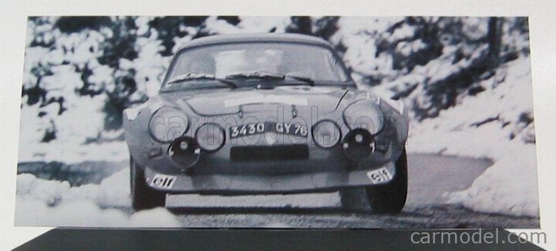 Maquette Alpine Renault A110 Rallye Neige Et Glace 1972 - Échelle 1:43 - Comme Neuve Dans Boîte