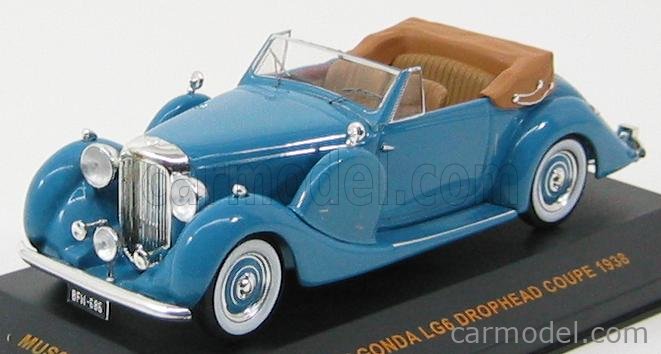 Lagonda LG6 Drophead Coupe Bj 1938 blau blue 1:43 Ixo 