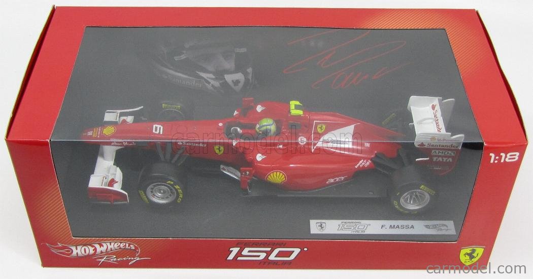 MATTEL HOT WHEELS W1074 Scale 1/18 | FERRARI F1 150th ITALIA MATTEL HOT WHEELS W1074 Scale 1/18 | FERRARI F1 150th ITALIA