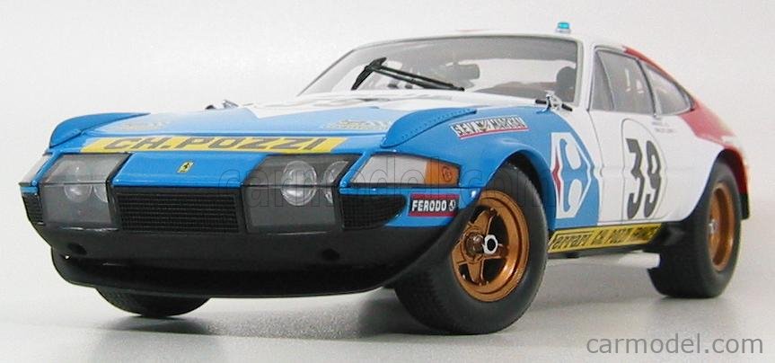 KYOSHO 08164E Scale 1/18 | FERRARI 365 GTB/4 4.4L V12 TEAM