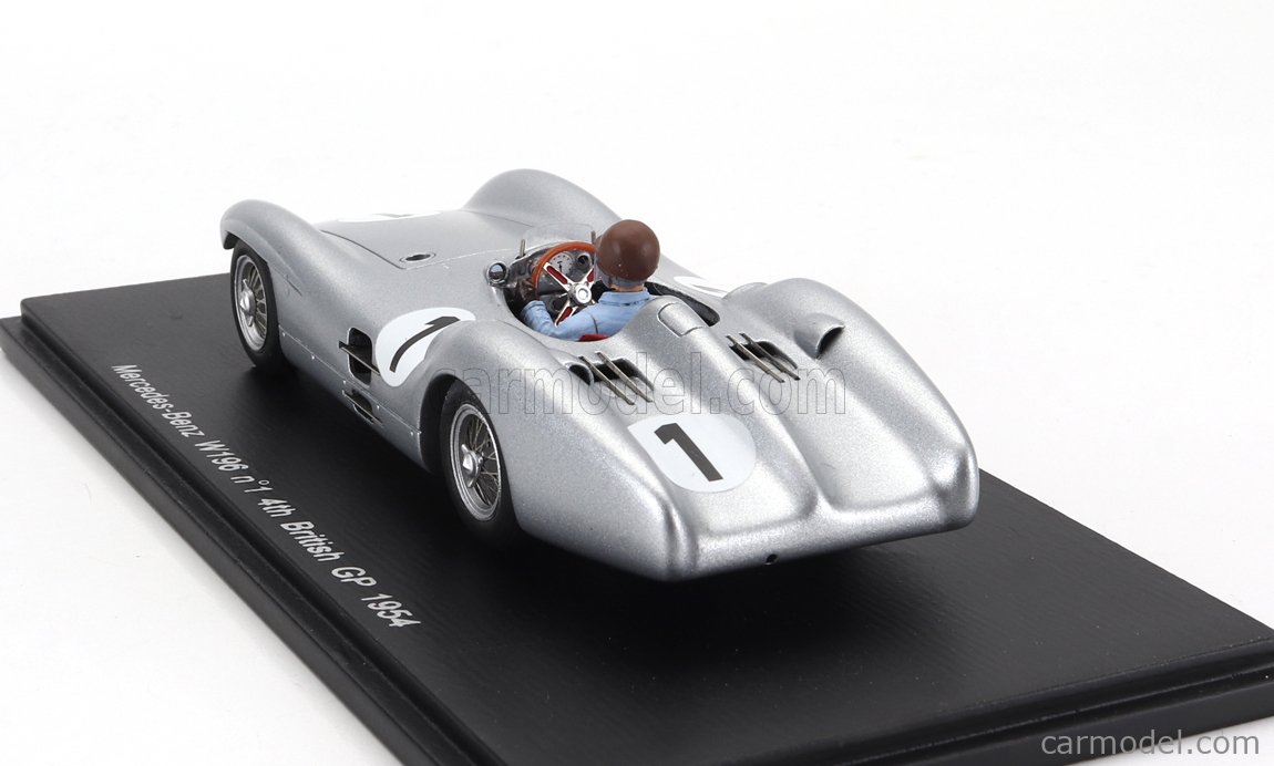 Miniature MERCEDES-BENZ W196 C - BRITISH GP 1954 (J-M. FANGI... 1/43